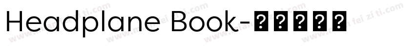 Headplane Book字体转换